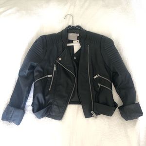 Asos women’s faux leather jacket